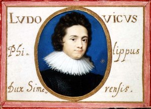 Simmeren公爵路德维希·菲利普的肖像（1611-55）
